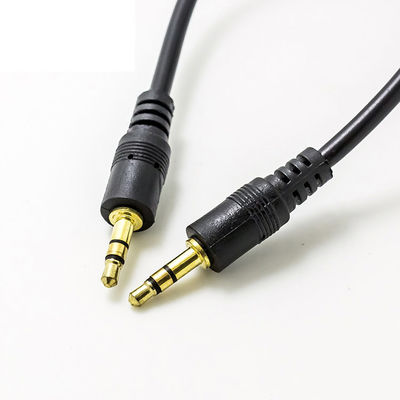 Conectores audios del alambre de los cables de audio negros del OD 4,0 los 30m sistema de pesos americano