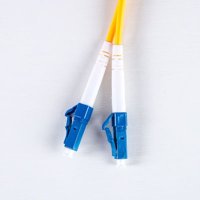 Cable de descenso plástico a dos caras de la fibra óptica del cordón de remiendo de ROHS LC LC