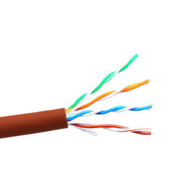 cable de Ethernet plano de 4Pairs UTP los 305m Cat5e Lan Cable LSZH Cat5e