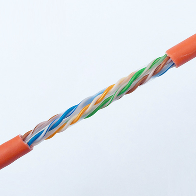 Ethernet sólida Lan Cable de 1000Mbps 0.56m m CCA UTP Cat6 los 305m interiores