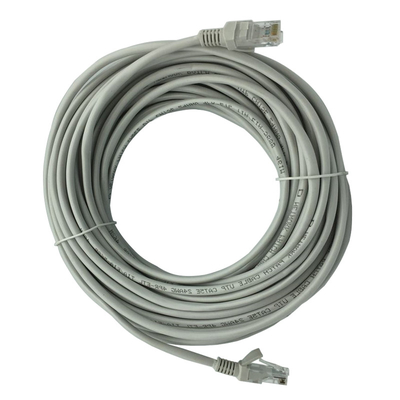 La red de Ethernet redonda del cordón de remiendo de Rj45 Cat5e telegrafía 3M Gray