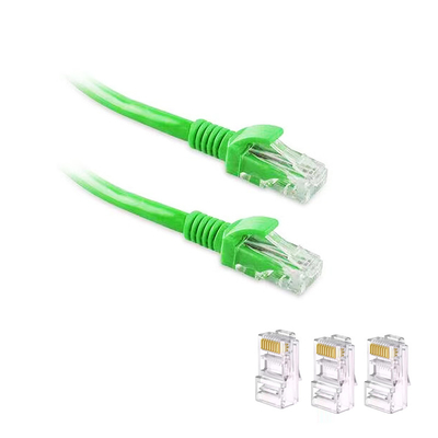 El PVC de alta velocidad del cable del precio de fábrica 0.51m m CCA Cat5e aisló el cordón de remiendo de Ethernet