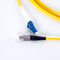 Cable de fribra óptica LSZH a una cara el 1M 3M los 5M de la aduana 0.9m m FTTH