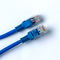 Cable de la red del cobre de Utp del cordón de remiendo del azul los 0.5m Cat5e