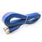 varón plano azul del cable de 1080P HD TV CCS el 1.5m HDMI al varón