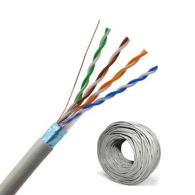 Cobre de poca atenuación Cat5e Lan Cable For Computer Network del CCA