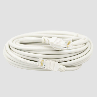 8 cordón de remiendo interior de alta velocidad del gato 5e del CE del rasgón de Mylar del cable de Ethernet de los 10m de la base