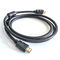 3D cable de Ethernet de alta velocidad del ODM HDMI con el anillo del metal