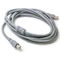 Varón gris de A al cable masculino los 5M Customized de la transferencia de datos de B USB 2,0