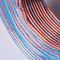 Material del PVC del alambre del CCA del oro y de la plata del cable de altavoz de la música de fondo